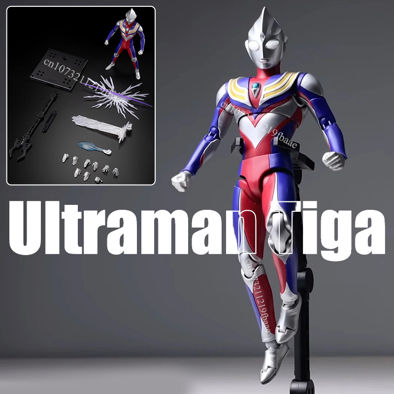 Model Kit Ultraman Tiga - Original Blokees Ultraman Tiga Actionfigur Spielzeug