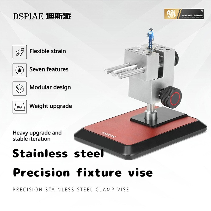 Model Kit Vise - DSPIAE AT-TVA AT-TVB Präzisions-Klemmschraubstock aus Edelstahl