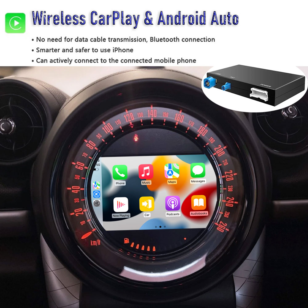 Model Kit Indonesia - Für MINI-Modelle (R56–R61) 2009-2015 Drahtloses CarPlay