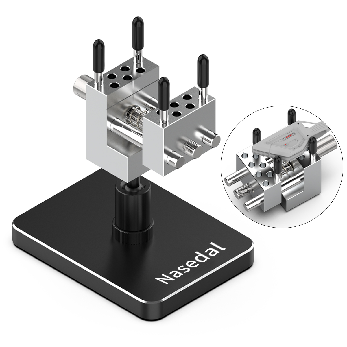 Model Kit Vise - Nasedal 2in1 Mini tragbarer Tischschraubstock für
