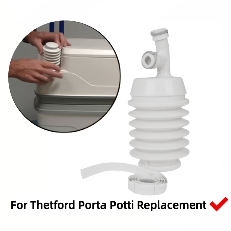 Model Kit New - Neue Ersatz-Balg-Druckspülsets für Thetford Porta Potti
