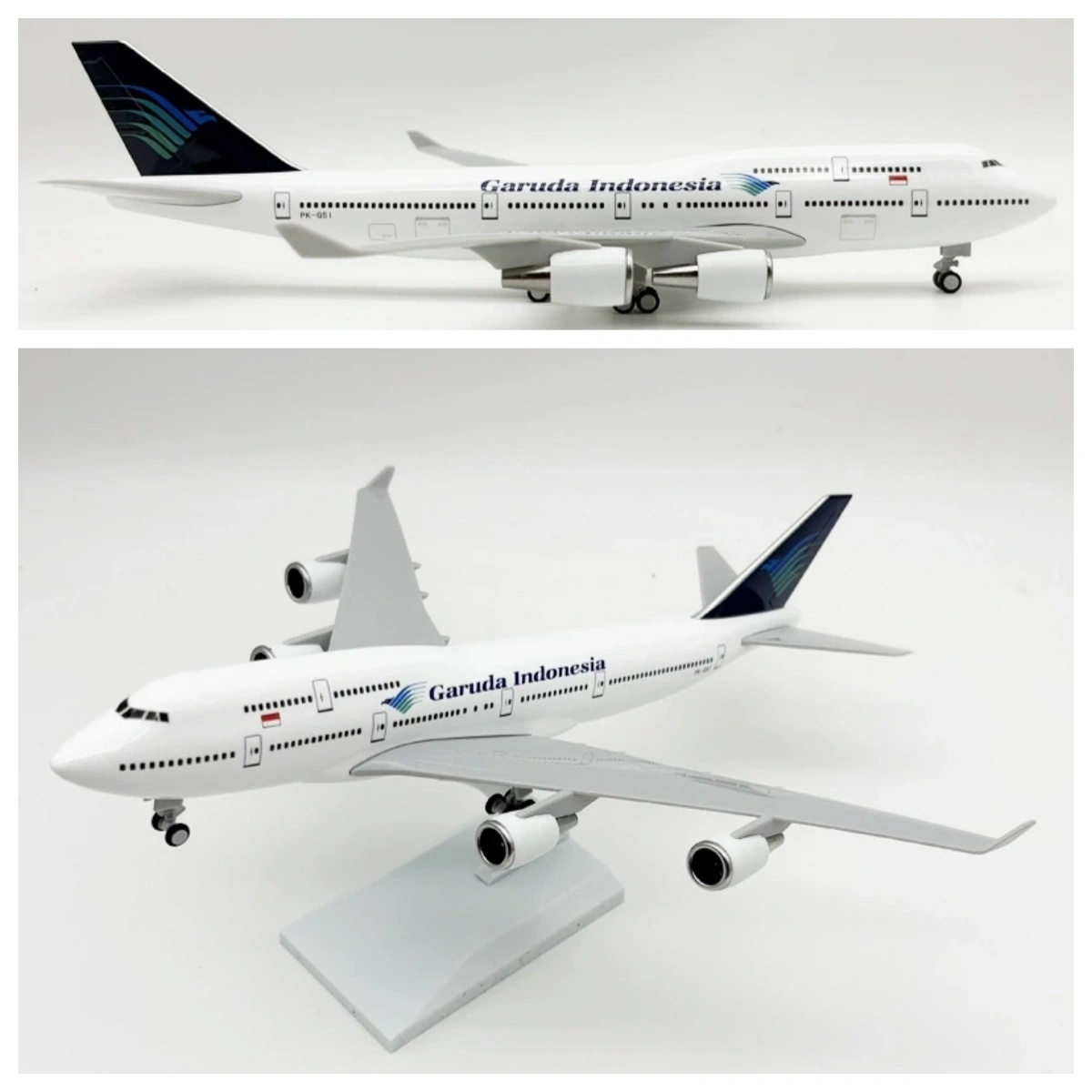 Model Kit Indonesia - 1/250 Maßstab 30cm 747 Flugzeugmodell B747