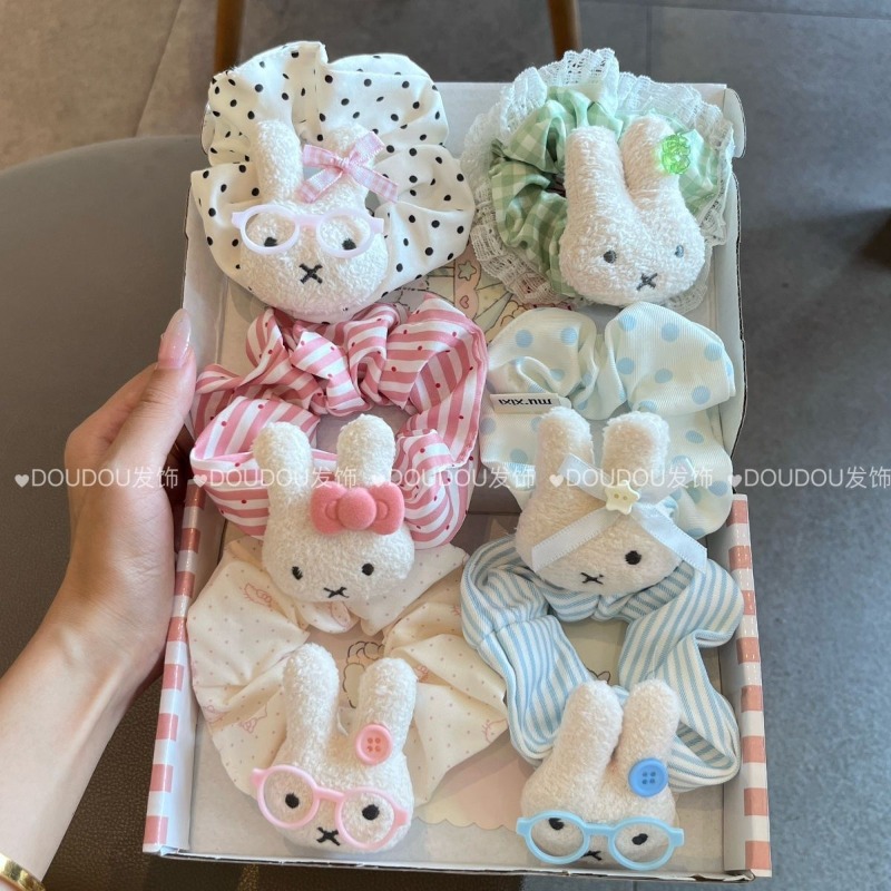 Model Kit New - Neues Miffy Süßes Haargummi, Voluminöses Haarband,