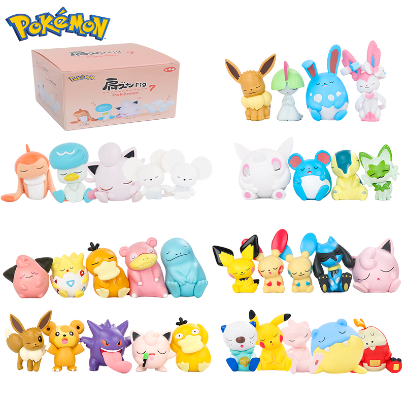 Model Kit Game - 5 Stück/Set Pokemon Maushold Tatsugiri Figuren