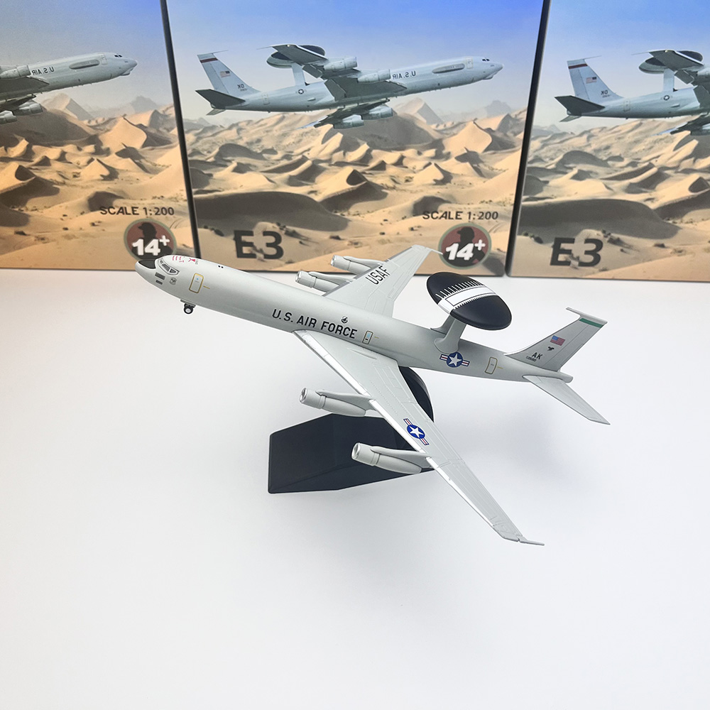 Model Kit Aircraft - 1/200 Maßstab E3 Flugzeugmodell aus Druckguss,