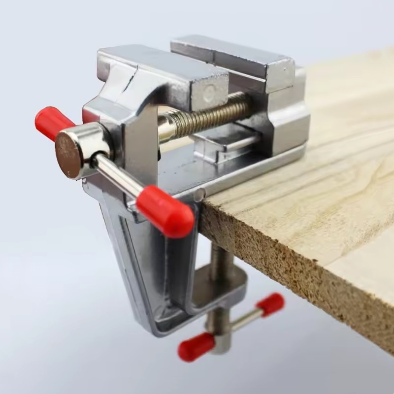 Model Kit Vise - Mini-Schraubstock, multifunktional, 3,5 Zoll, Aluminium, Miniatur,