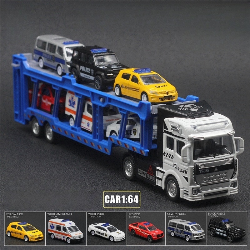 Model Kit Game - Ein zweilagiges Transportfahrzeug aus Legierung mit