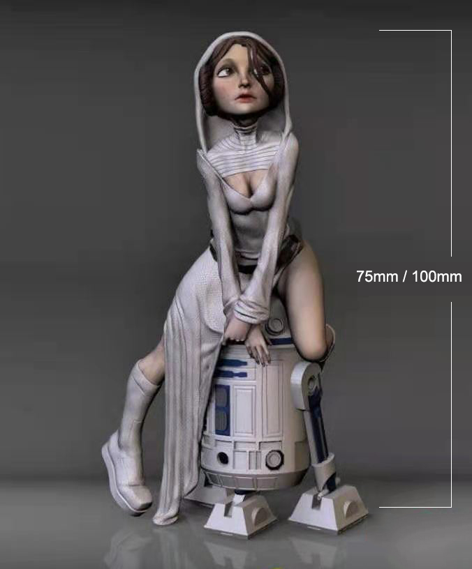 Model Kit Mecha Girl - 1/24 75 mm 1/18 100 mm