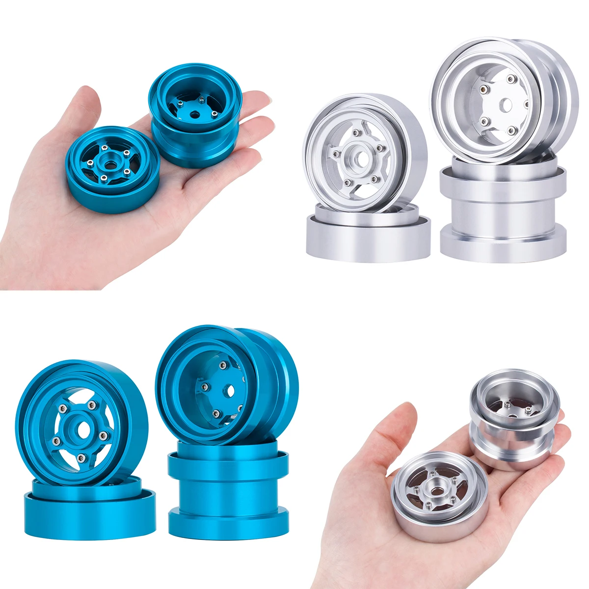 Model Kit Tamiya - Aluminium Beadlock Wheels für 1/10 RC