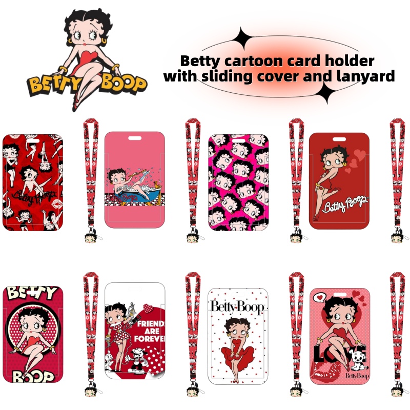 Model Kit Girl - Betty Boop Serie Anime Buskartenhalter, Campus-Essenskarte,