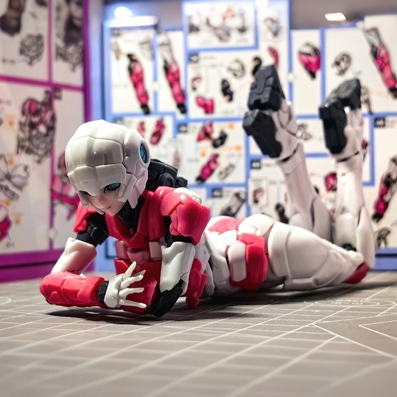 Auf Lager M66336 Pink M66337 D – Model Kit Mecha Girl Bewertung und Preis
