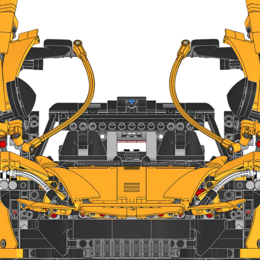 Gelber Zusammengebauter Sportw – Model Kit Lego Bewertung und Preis