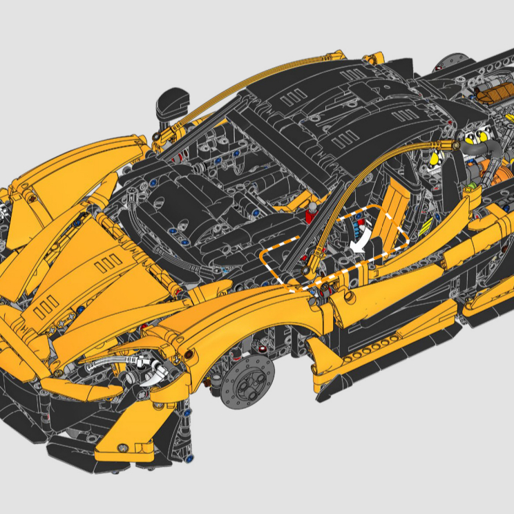Gelber Zusammengebauter Sportw – Model Kit Lego Bewertung und Preis