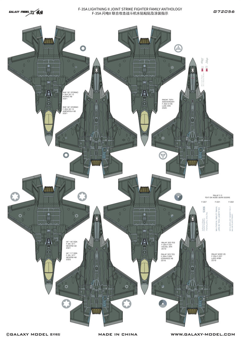 Galaxy F-35A Lightning II Fami – Model Kit Tamiya Bewertung und Preis