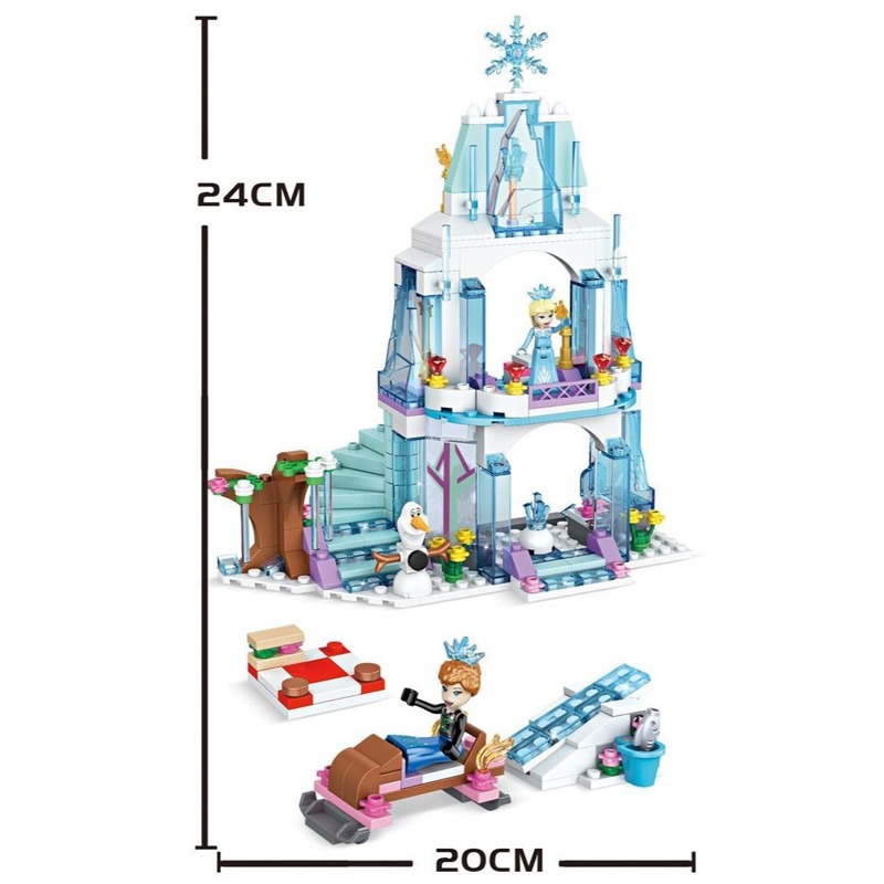 Elsa Eisschloss Bausteine Set  – Model Kit Lego Bewertung und Preis