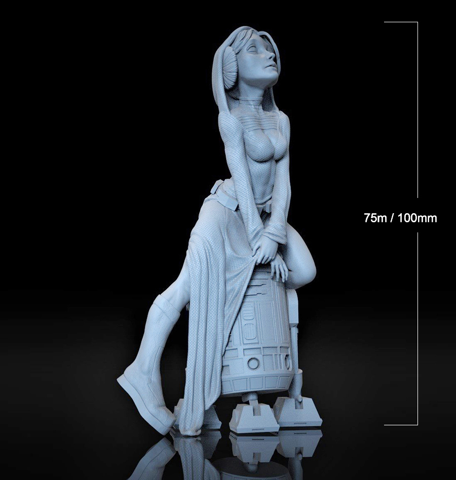 1/24 75 mm 1/18 100 mm Harzmod – Model Kit Mecha Girl Bewertung und Preis