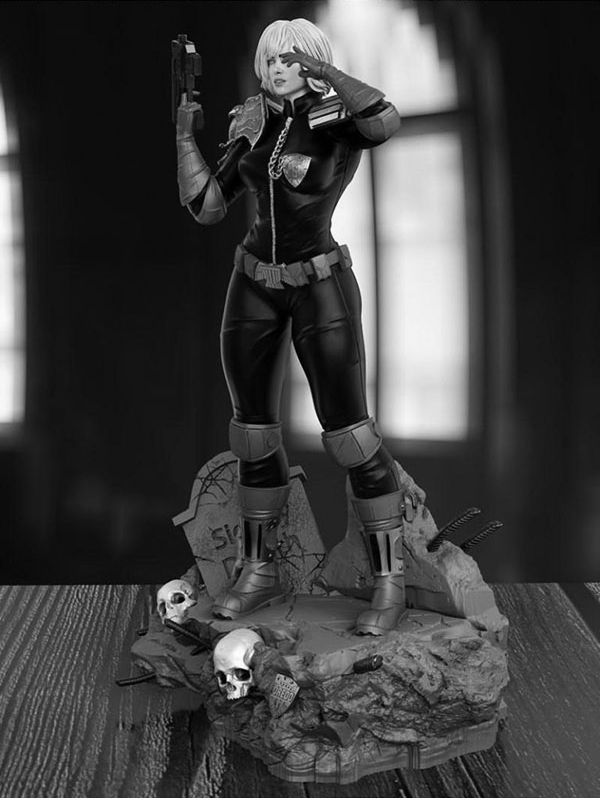 Cassandra Anderson Resin-Figur – Model Kit Judge Bewertung und Preis