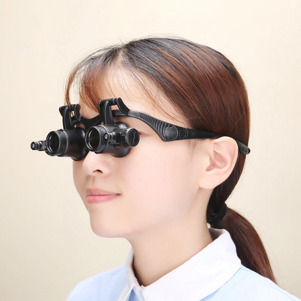 10-25X am Kopf getragene Lupe  – Magnifier With Light Bewertung und Preis