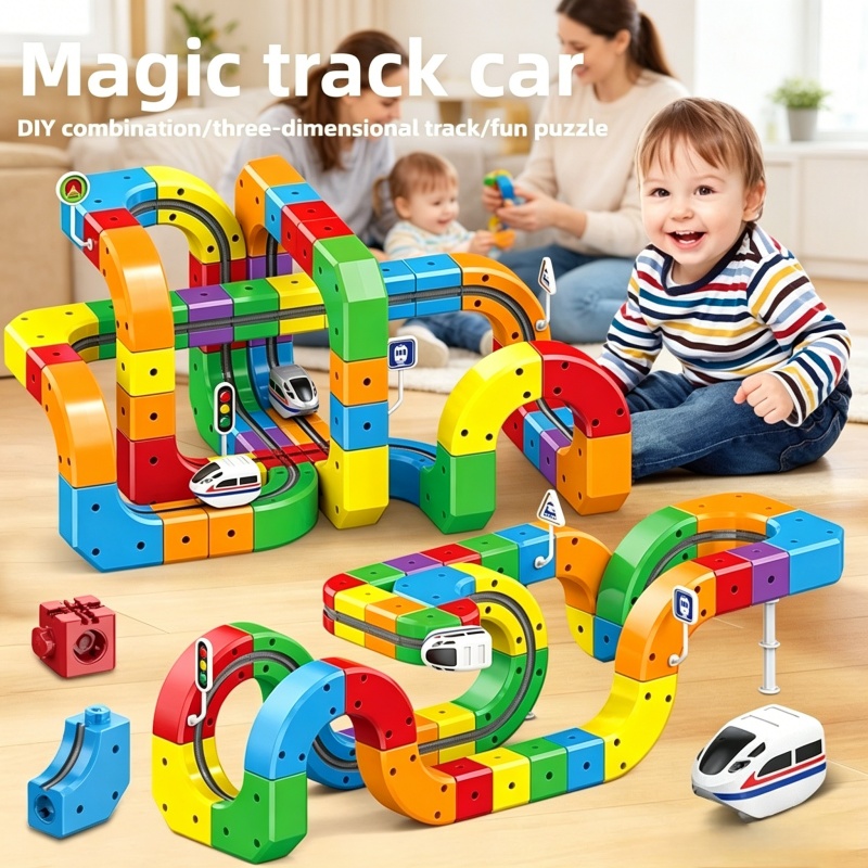 Kinder DIY Magische Schienenba – Model Kit Runner Bewertung und Preis
